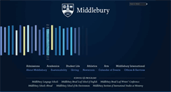 Desktop Screenshot of middlebury.edu