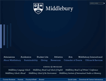 Tablet Screenshot of middlebury.edu