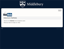 Tablet Screenshot of middmedia.middlebury.edu